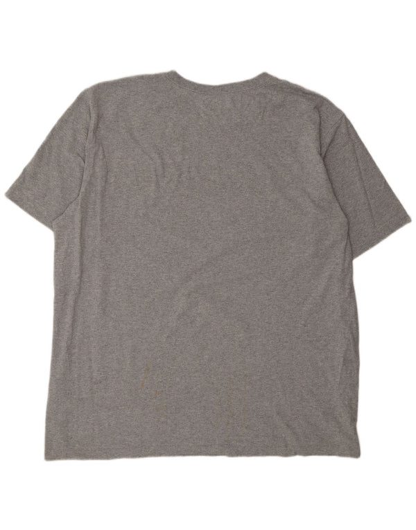 Camiseta masculina Carhartt com ajuste relaxado gráfico 2XL algodão cinza