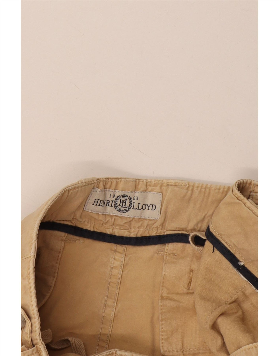 Calça cargo slim feminina Henri Lloyd W34 L35 bege