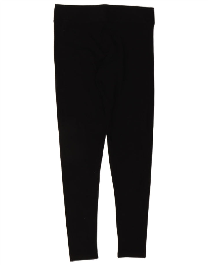 Leggings femininos Marks & Spencer UK 12 algodão preto médio