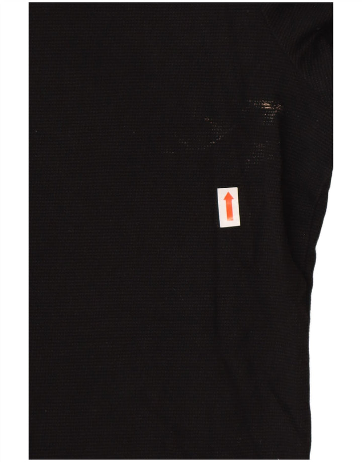Camisa polo masculina Jack & Jones de algodão preto médio
