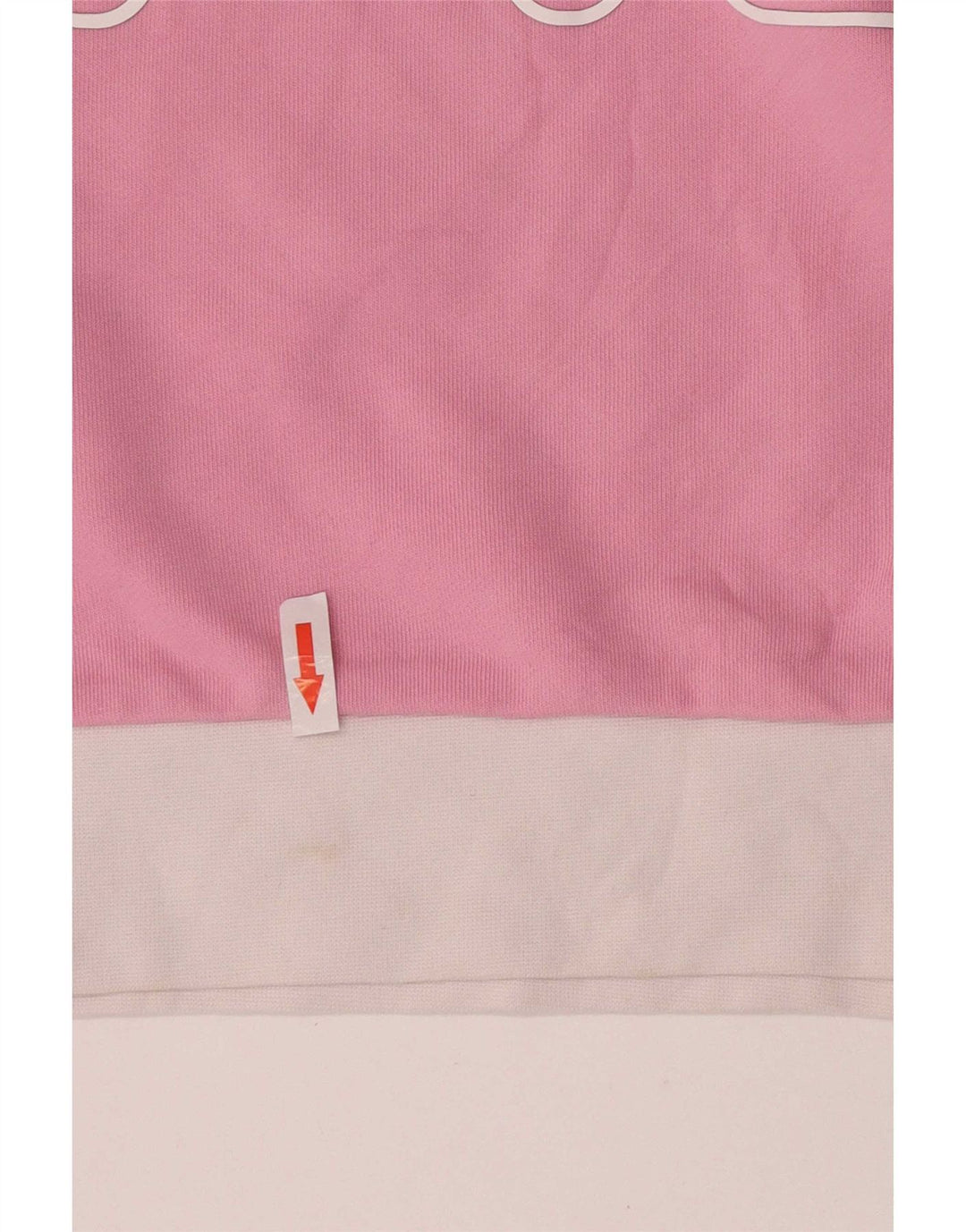 Moletom feminino Fila Oversized Crop Jumper UK 10 pequeno bloco colorido rosa