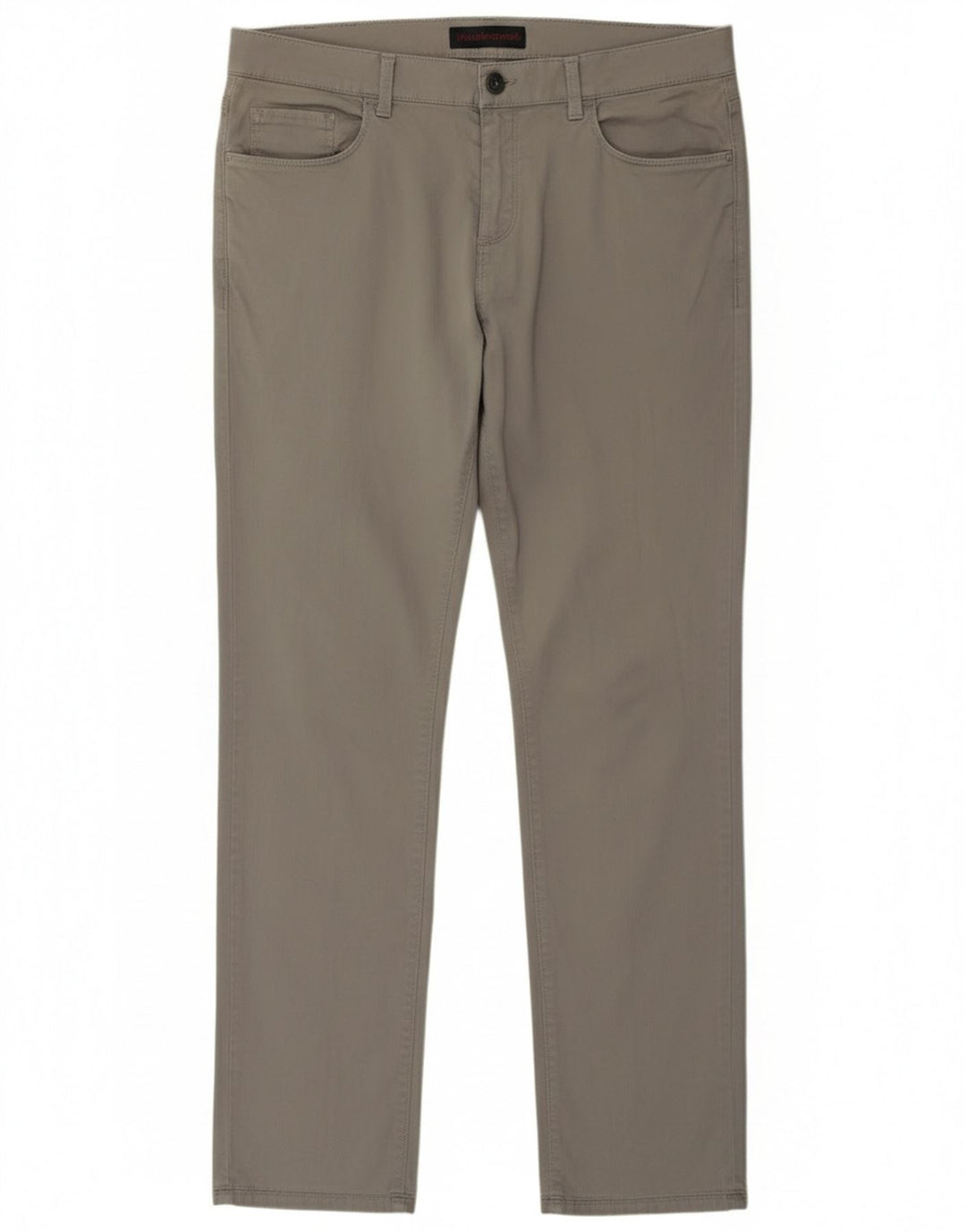 Calça feminina casual slim Trussardi W37 L31 cinza