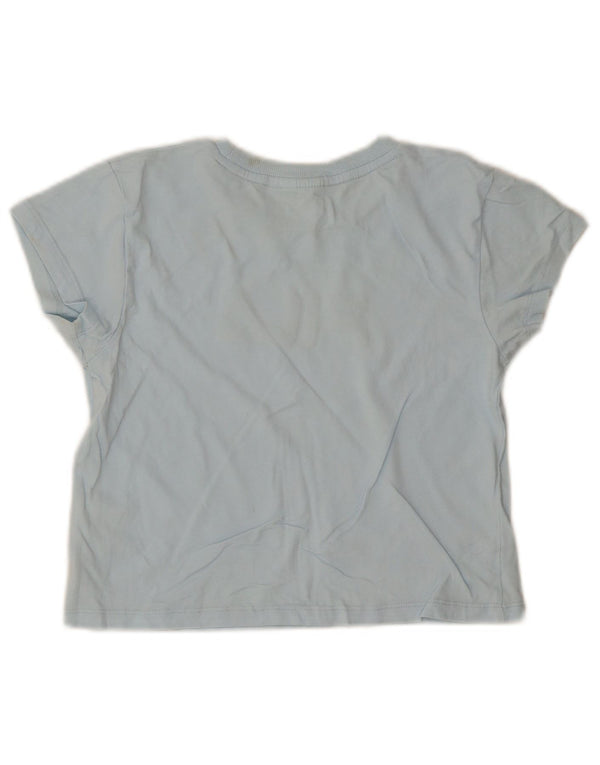 Camiseta Fila Girls Crop Graphic 9-10 Anos Azul Algodão