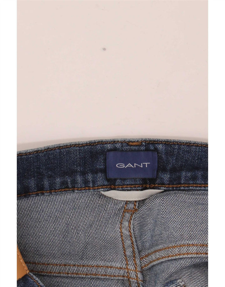 Jeans retos masculinos Gant W38 L32 algodão azul