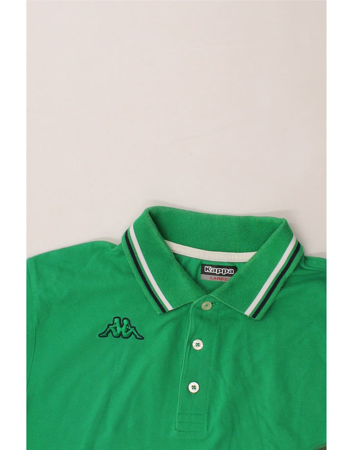 Mens Polo Shirt Large Vintage Kappa and Second-Hand Kappa from Messina Hembry 