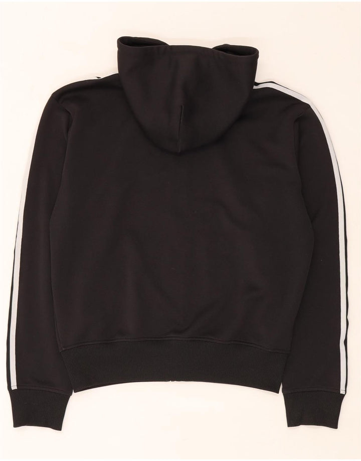 Adidas Mens Zip Hoodie Suéter Médio Preto Poliéster