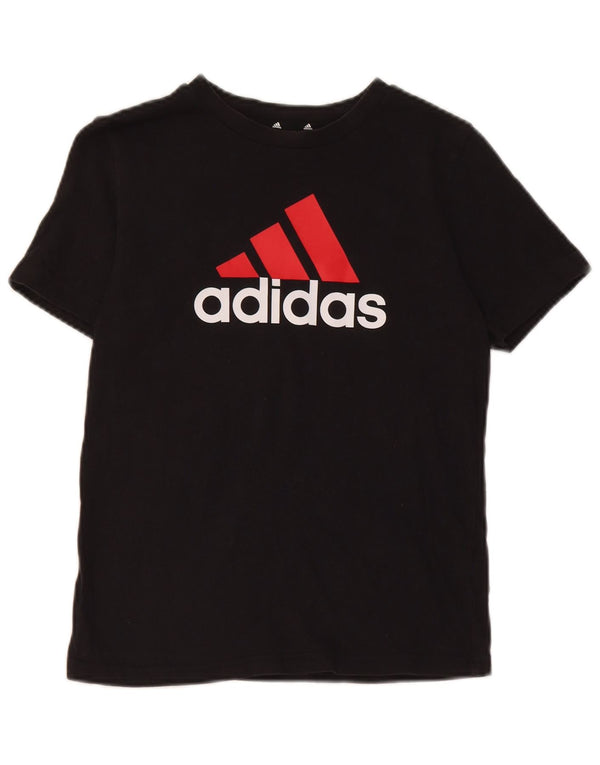 Camiseta Adidas Meninos Graphic Top 9-10 Anos Algodão Preto