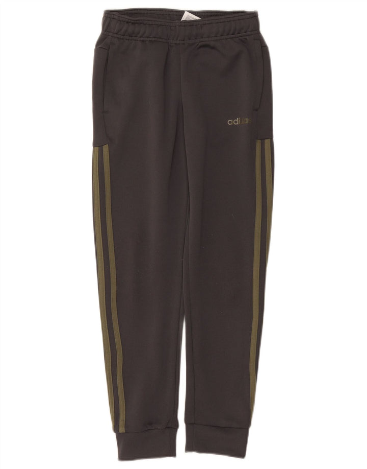ADIDAS Meninos Calças de Treino Joggers 9-10 Anos Cinza Algodão