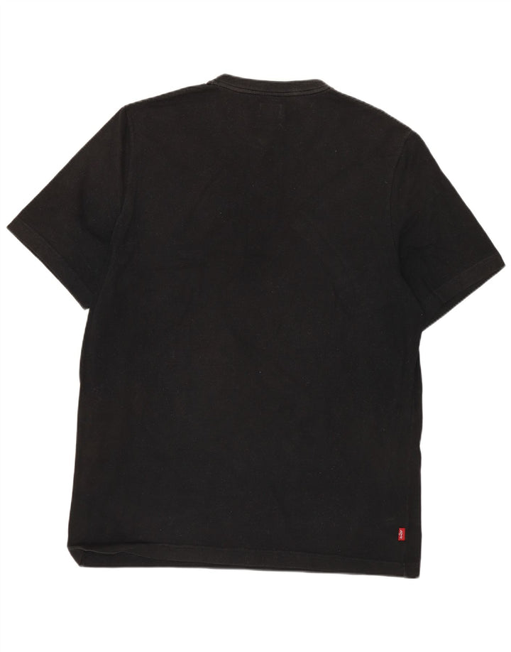 Camiseta masculina LEVI'S grande algodão preto