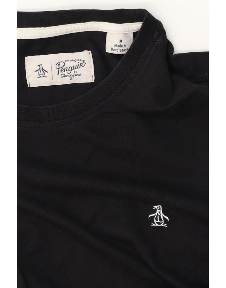Camiseta masculina PENGUIN preta média