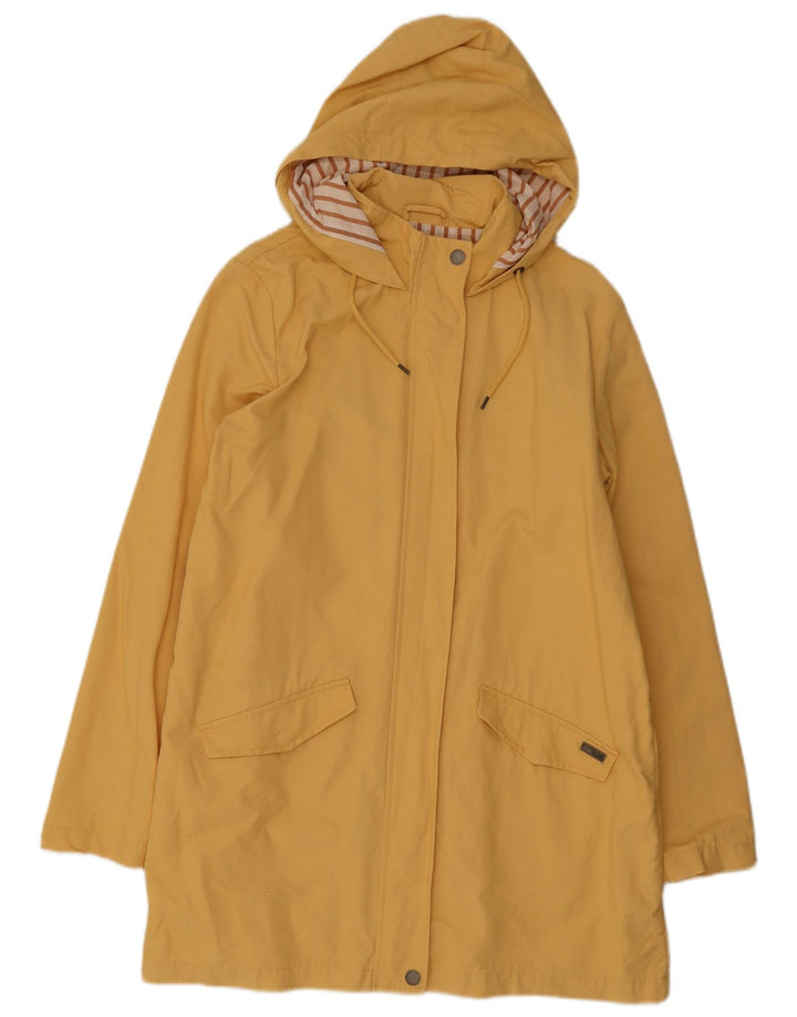 Jaqueta Parka com capuz feminina Roxy Reino Unido 16 grande algodão amarelo