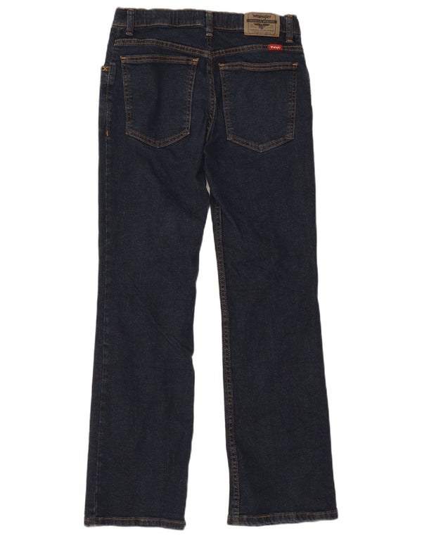 Wrangler Meninas Bootcut Jeans 15-16 Anos W28 L29 Azul Marinho Algodão