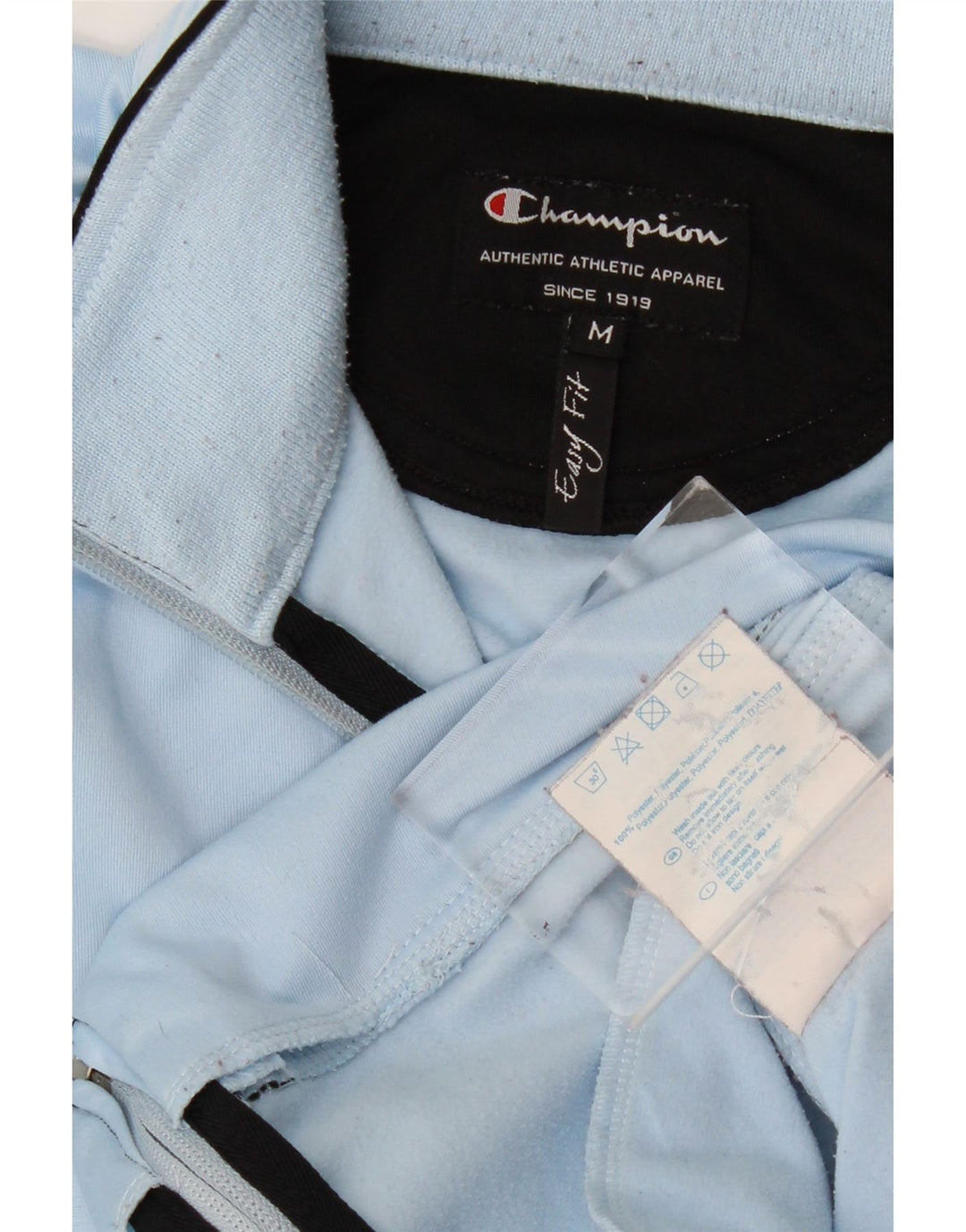 Jaqueta feminina Champion Easy Fit para treino UK 14 poliéster azul médio