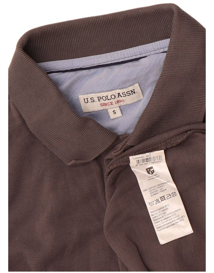 US Polo Assn. Camisa Polo Masculina Pequena Algodão Cinza
