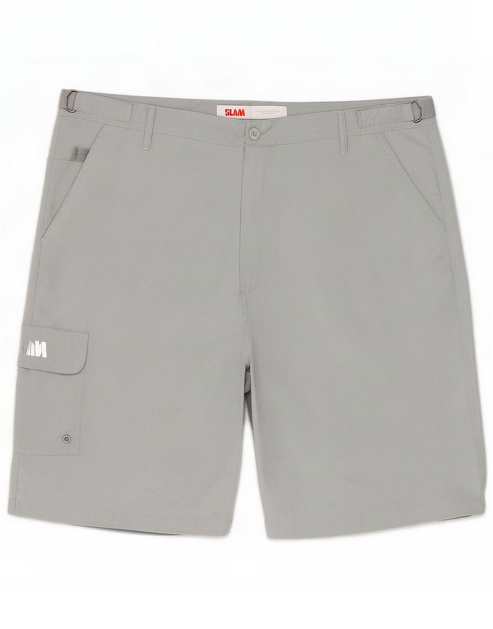 Shorts cargo masculino Slam 2XL W40 poliéster cinza