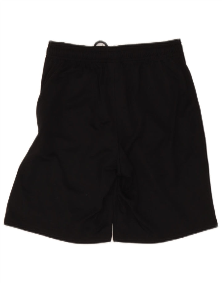 Shorts esportivos femininos Nike Dri Fit UK 8 pequenos poliéster preto