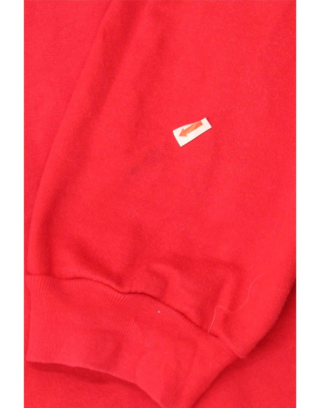Suéter masculino Kappa com capuz e zíper grande algodão vermelho
