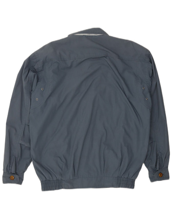 Jaqueta bomber masculina VINTAGE UK 42 XL azul