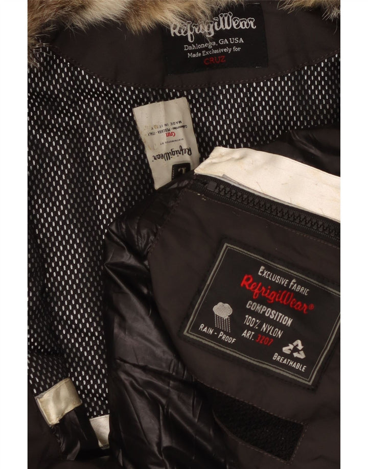 Jaqueta corta-vento feminina Refrigiwear Cruz UK 14 grande cinza poliamida