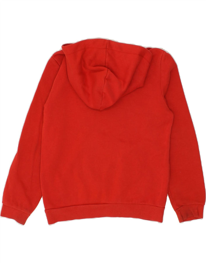 PUMA Boys Graphic Hoodie Jumper 11-12 Years Red Cotton Vintage Puma and Second-Hand Puma from Messina Hembry 