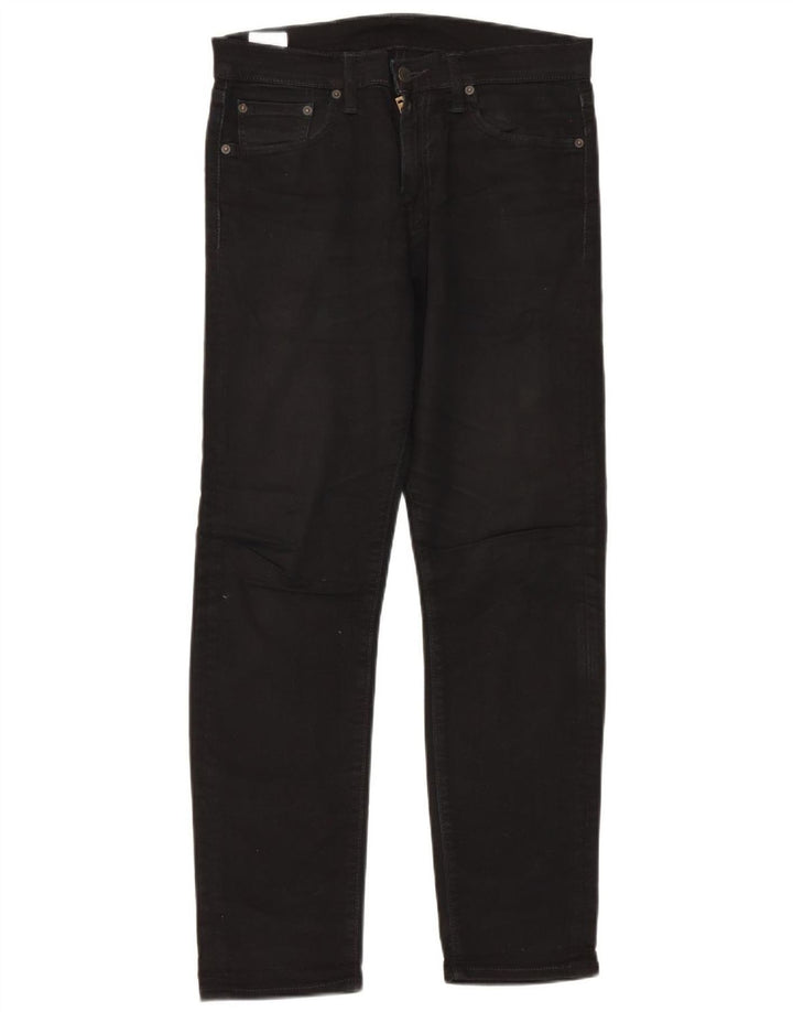 Levi's Masculino 508 Regular Tapered Jeans W30 L30 Algodão Preto