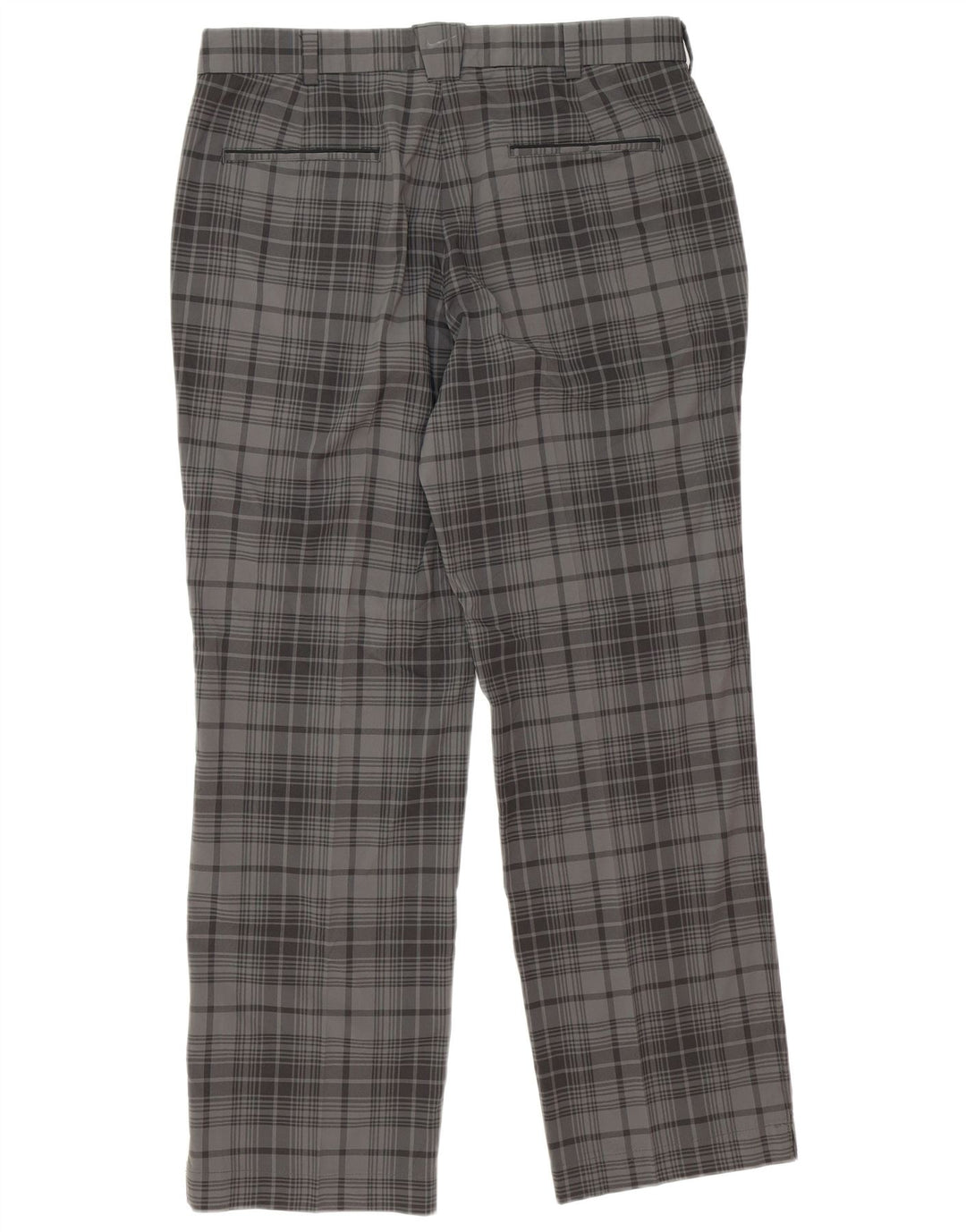 Calça Nike Masculina Dri Fit Straight Chino W34 L31 Cinza Check Poliéster