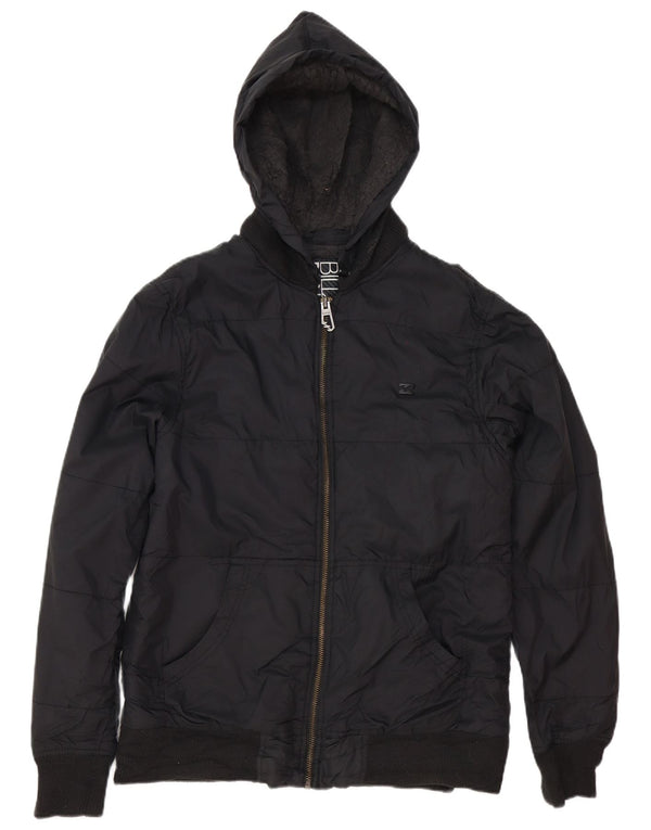 Jaqueta acolchoada com capuz masculina Billabong UK 40 poliéster preto grande