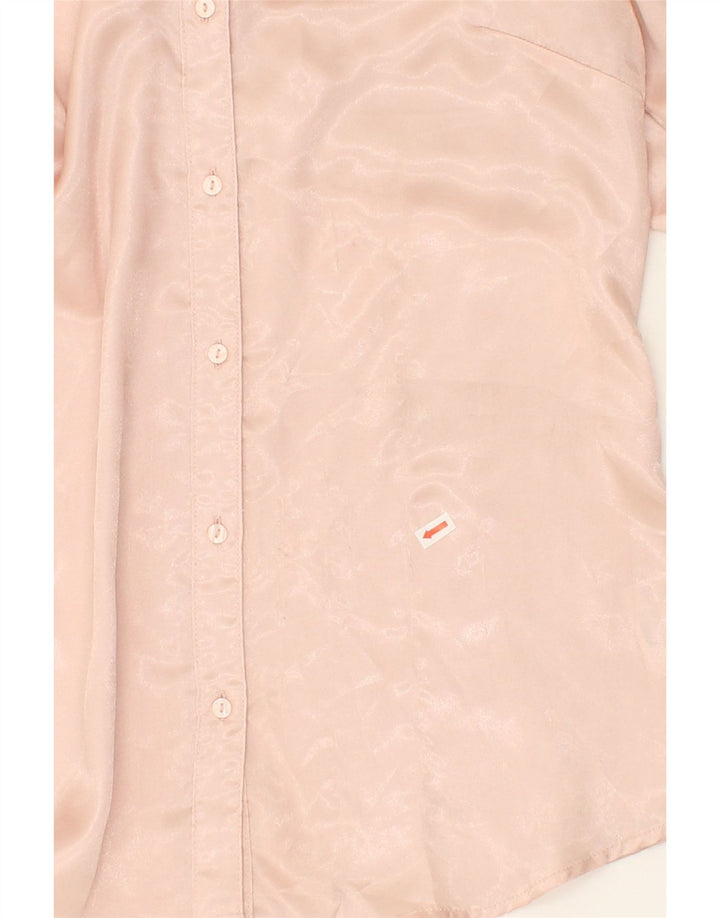 VINTAGE Womens Shirt IT 44 Medium Beige Polyester Vintage Vintage and Second-Hand Vintage from Messina Hembry 