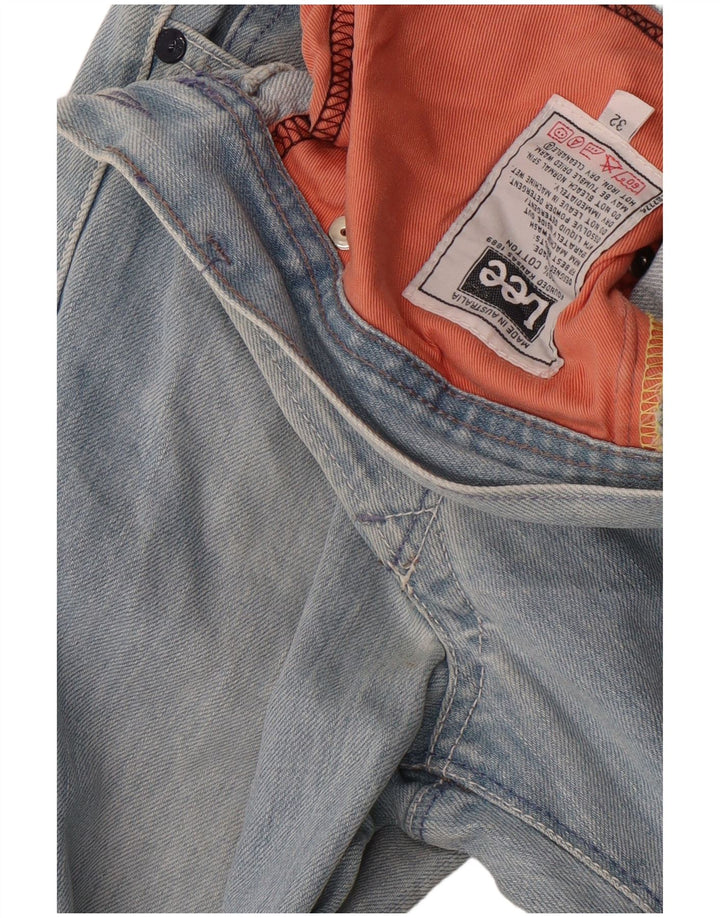 Jeans retos masculinos LEE W32 L34 algodão azul