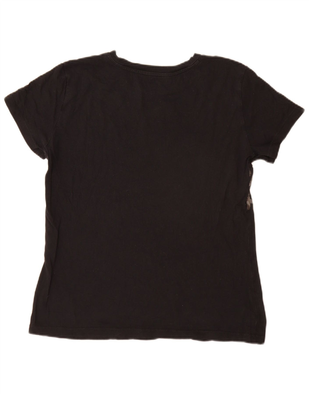 Camiseta feminina gráfica Armani Exchange Top UK 14 médio preto