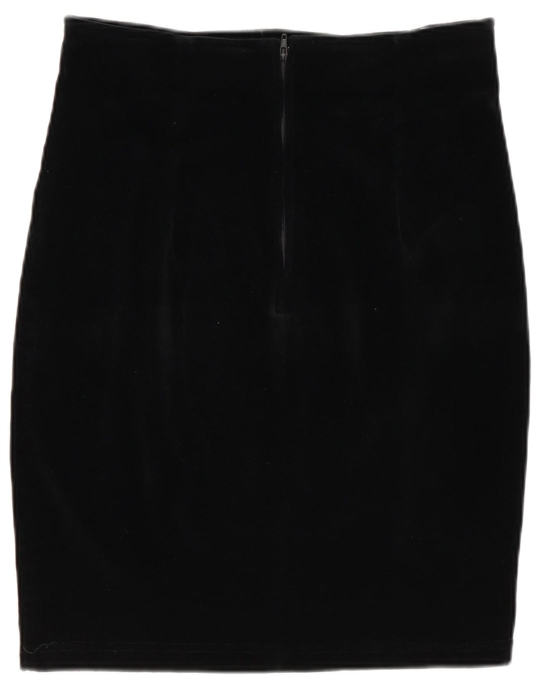 Saia lápis feminina vintage IT 44 médio W28 algodão preto
