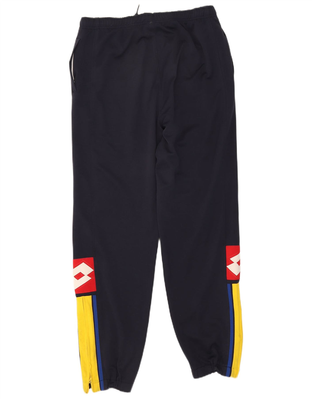 Lotto masculino gráfico completo agasalho grande azul marinho colorblock poliéster