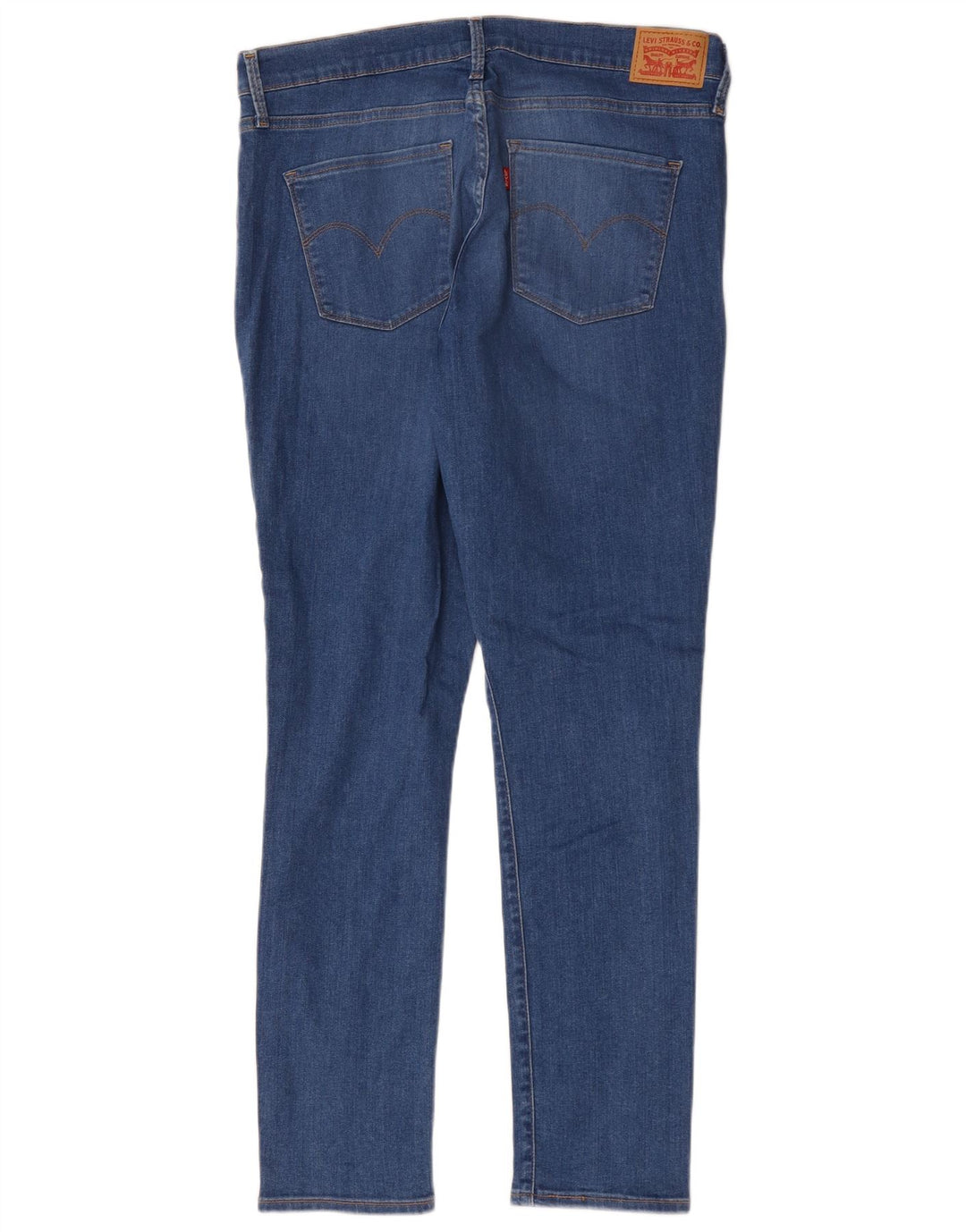 Calça Jeans Slim Feminina Levi's W32 L30 Azul Algodão