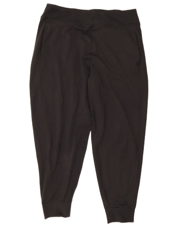 Marks & Spencer Calças de treino femininas Joggers Reino Unido 16 Grande Preto
