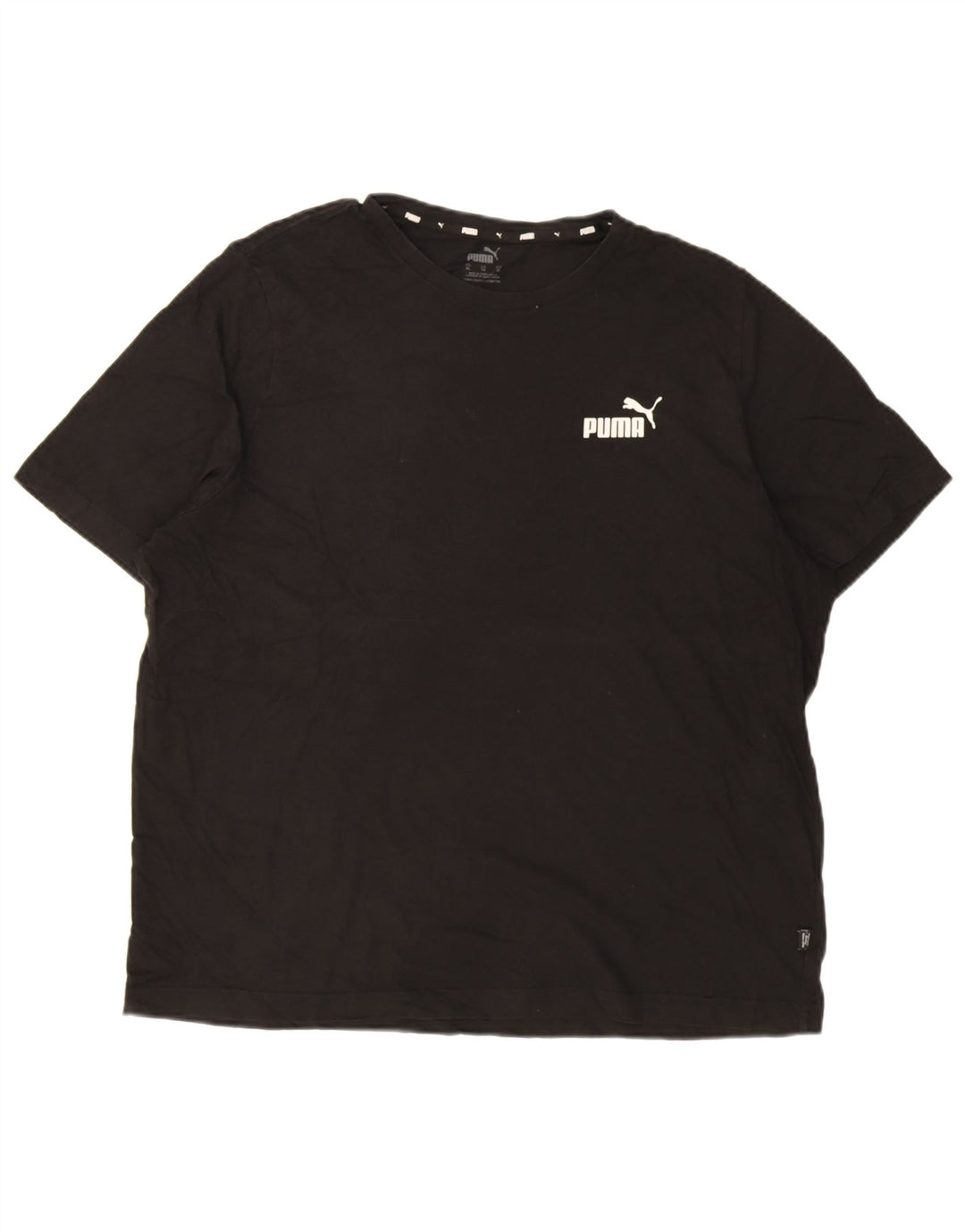 Camiseta masculina Puma Top XL algodão preto