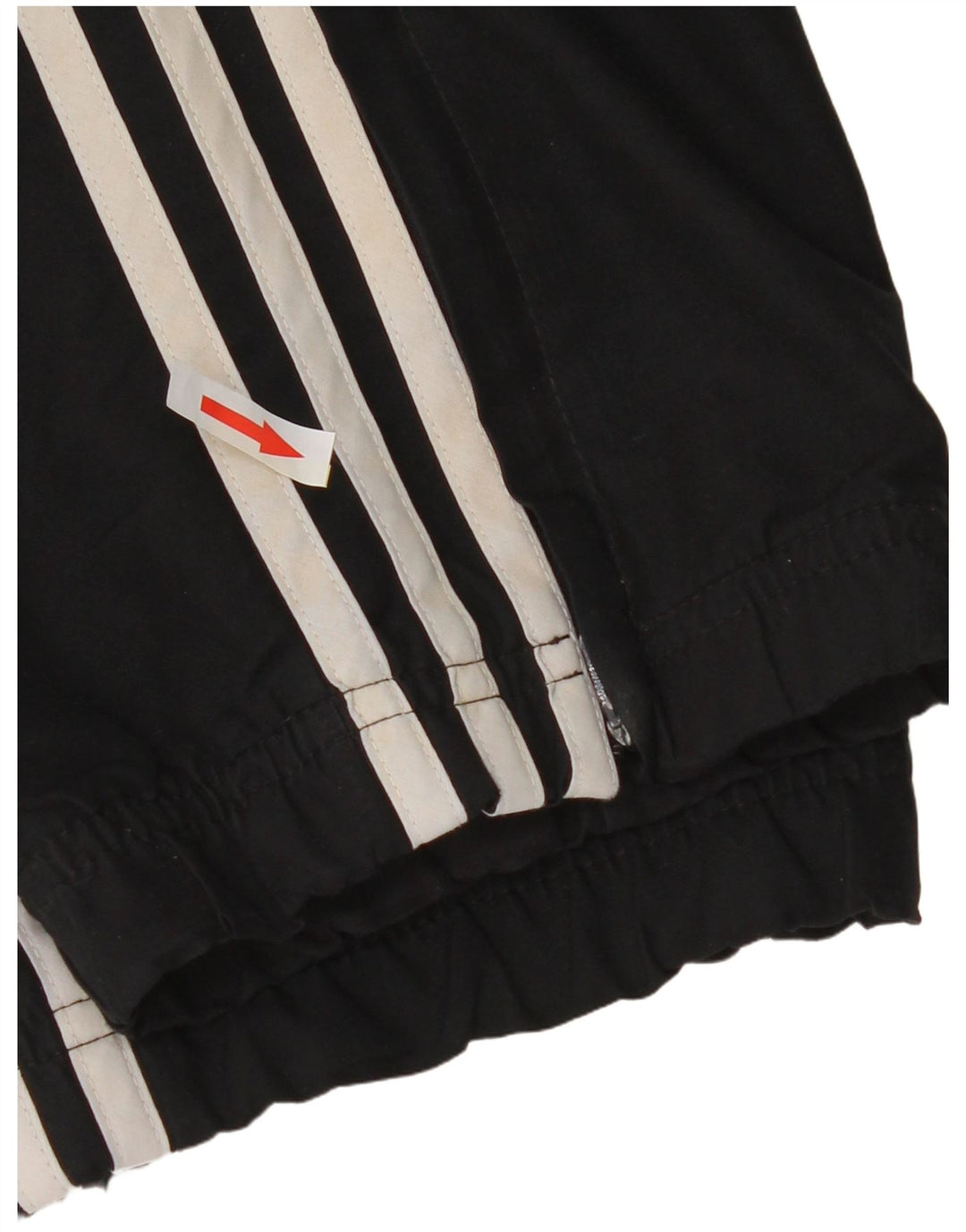 Calça de treino masculina Adidas Joggers médio preto colorblock poliéster
