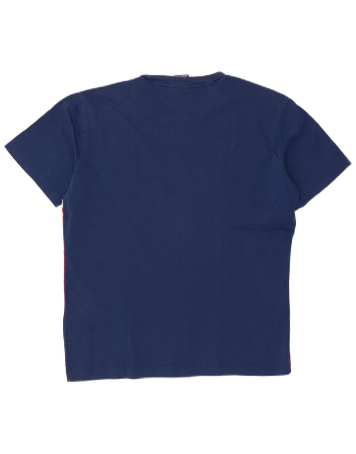 Camiseta masculina estampada Champion, algodão colorblock médio multicolorido