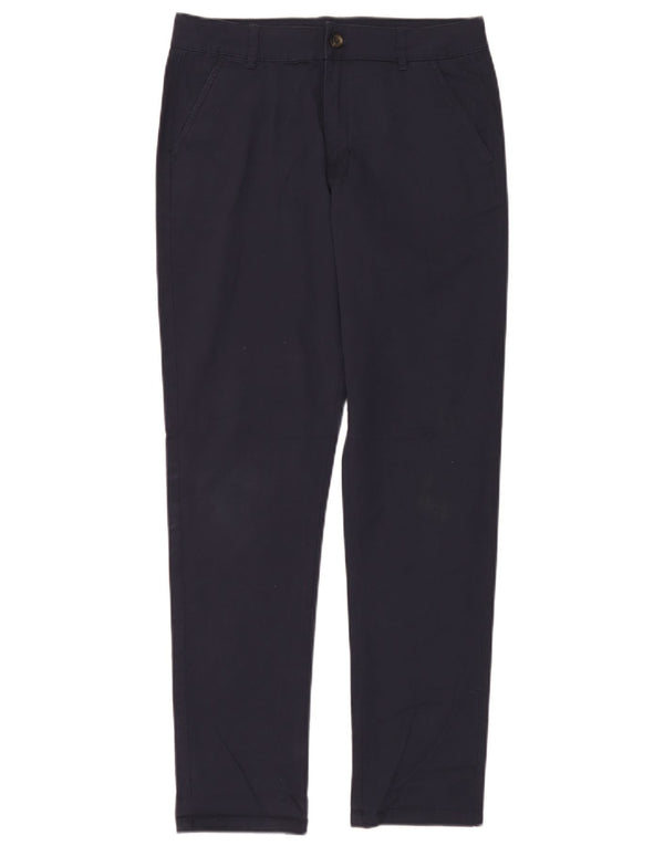 Calças Chino Slim para Meninas Marks & Spencer 13-14 Anos W30 L29 Azul Marinho