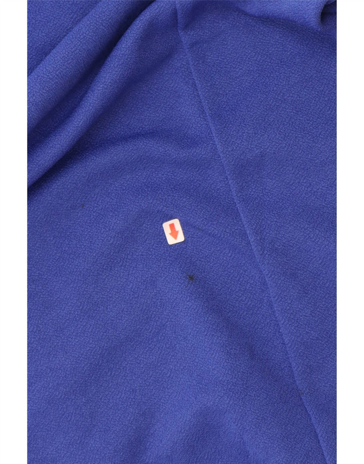 Vestido feminino Marks & Spencer Petite manga 3/4 Reino Unido 12 azul médio