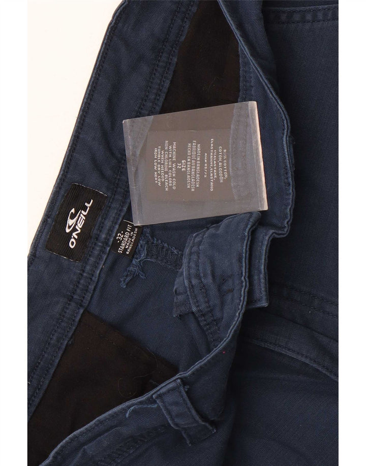 O'Neill Mens Chino Shorts W32 Médio Algodão Azul Marinho