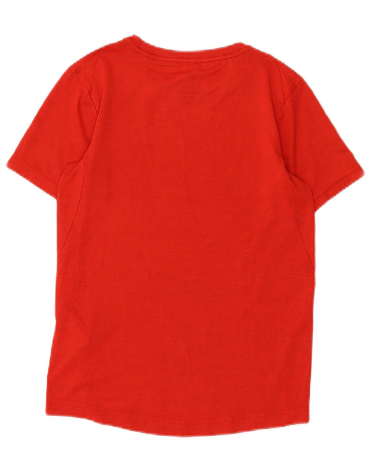 Camiseta Nike Boys Dri Fit Top 10-11 Anos Médio Poliéster Vermelho Manchado