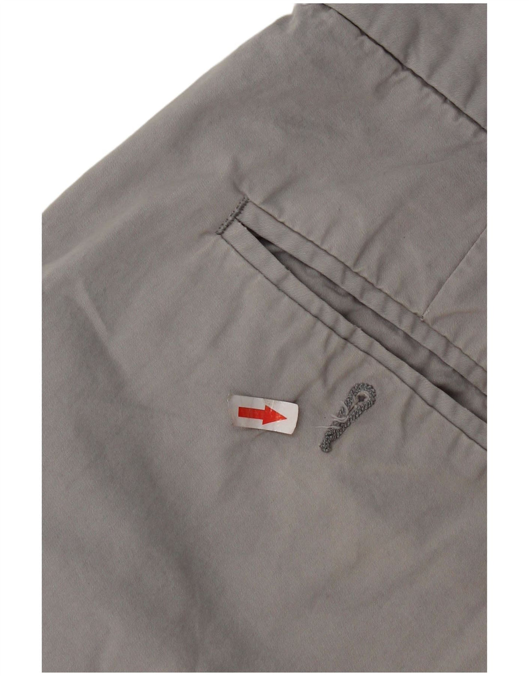 French Connection Mens Chino Shorts W34 Grande Algodão Cinza