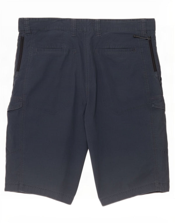Shorts cargo masculino Marks & Spencer grande W36 algodão azul marinho