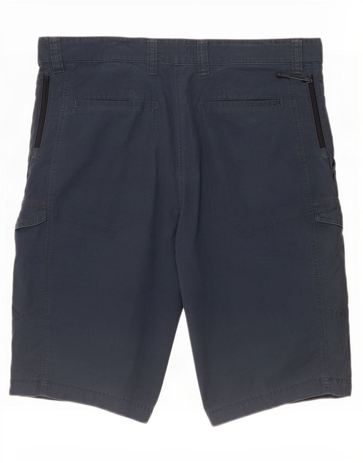 Shorts cargo masculino Marks & Spencer grande W36 algodão azul marinho