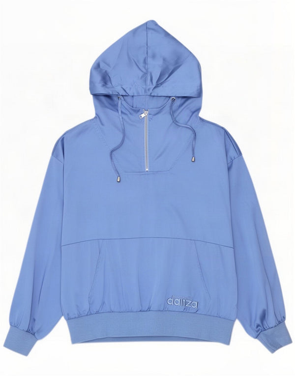 Danza Pulôver feminino oversized agasalho top jaqueta Reino Unido 14 azul médio
