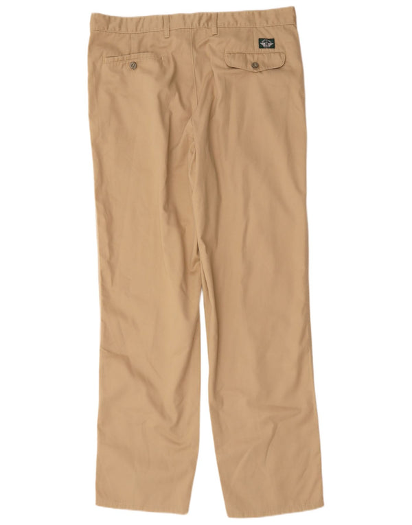 Dockers Mens Pegged Chino Trousers W38 L34 Beige
