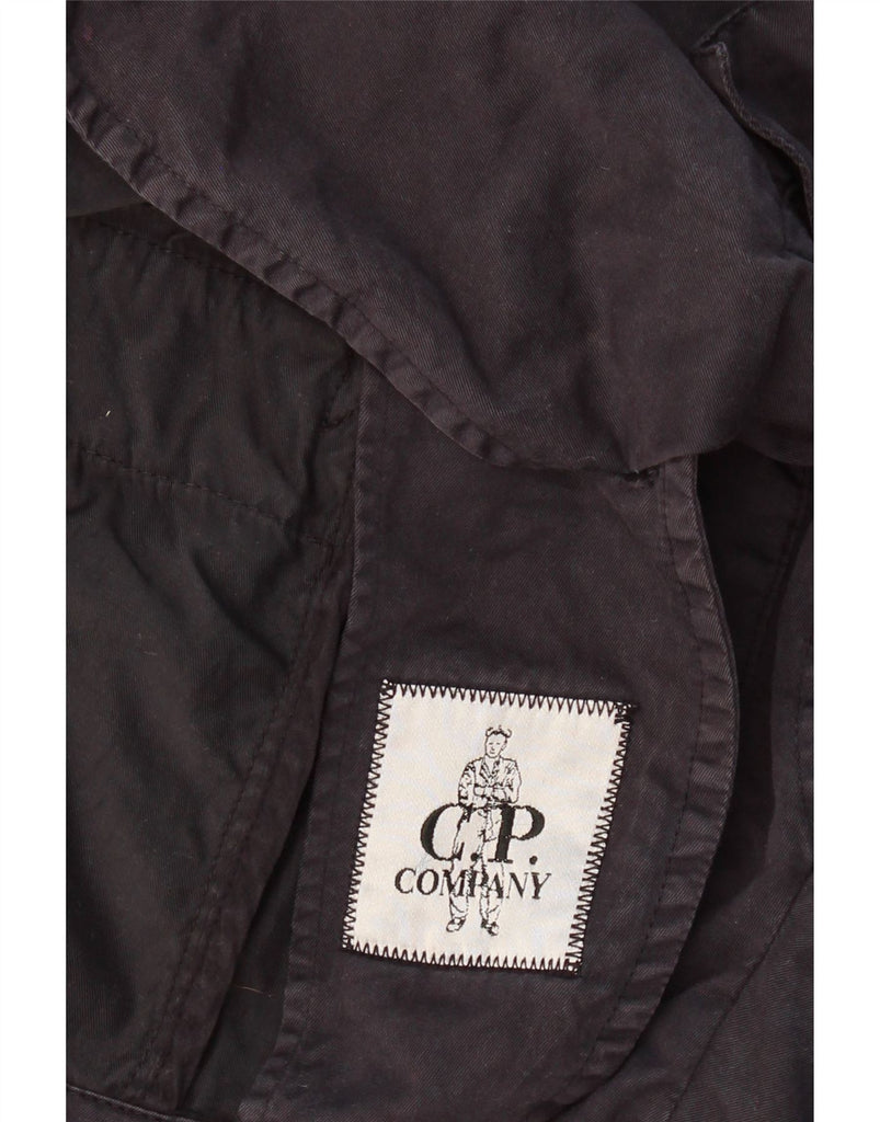 C.P. COMPANY Womens Military Jacket UK 14 Medium Navy Blue Cotton Vintage C.P. Company and Second-Hand C.P. Company from Messina Hembry 