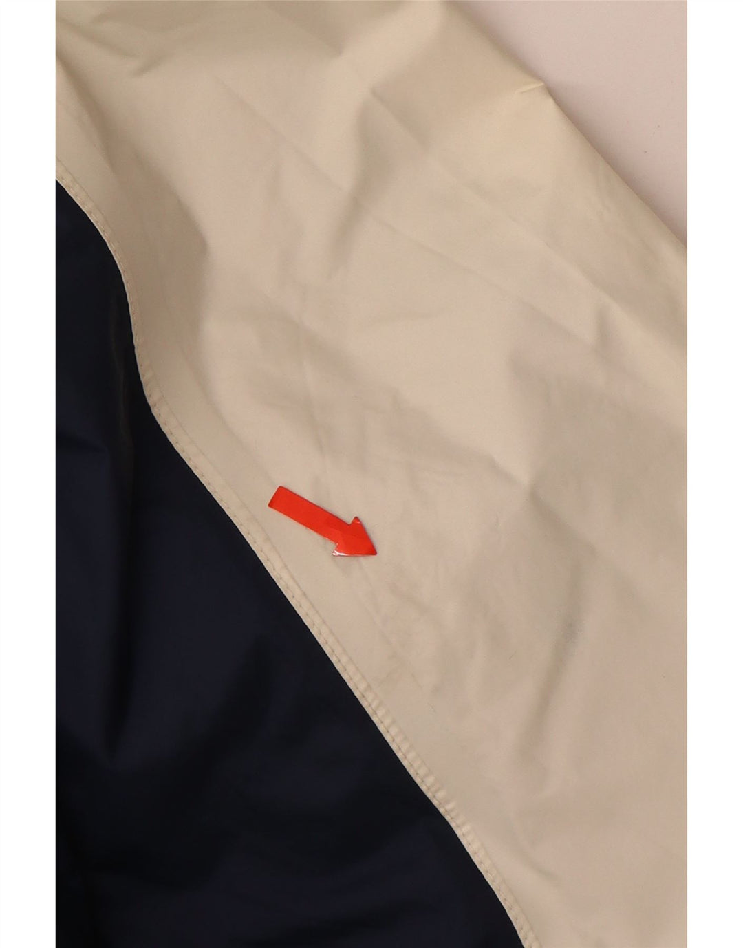 Jaqueta de chuva masculina K-WAY 2000 com capuz UK 44 2XL poliamida colorida branca