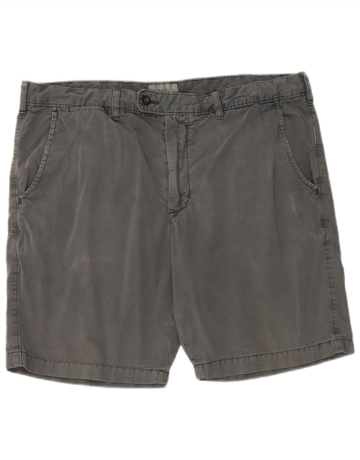 Shorts chino feminino Marks & Spencer W36 grande algodão cinza