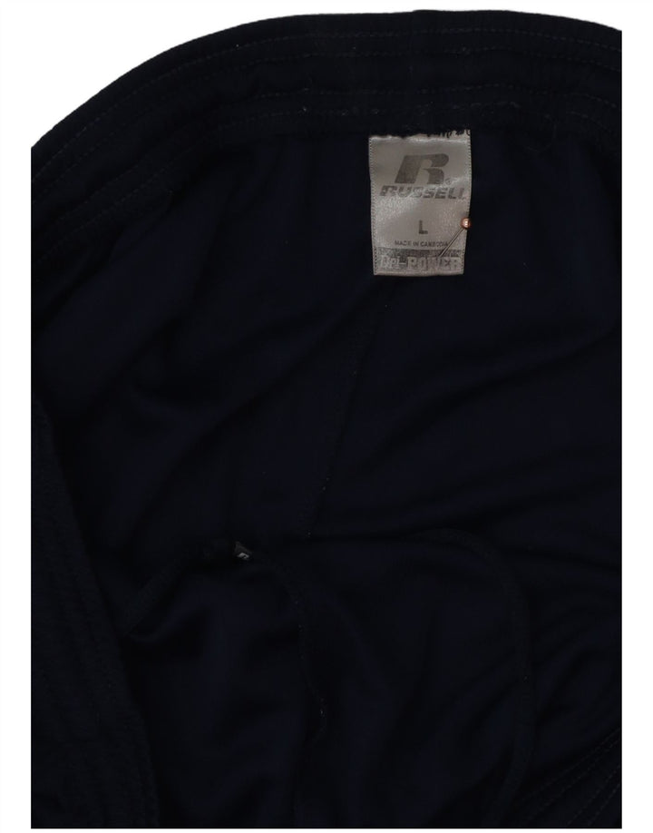 Calça de treino RUSSELL ATLÉTICA masculina Dri-Power grande azul marinho